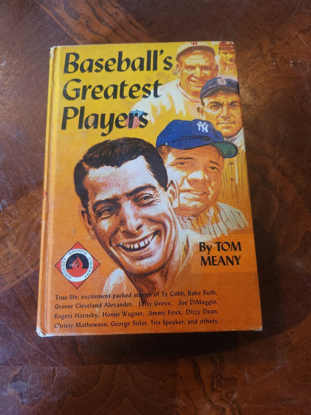 Baseball's Greatest Players by Tom Meany HC Grosset & Dunlap Vintage